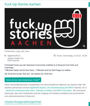 Fuck up Stories Aachen